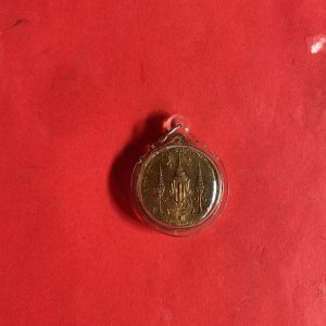 เหรียญพระพุทธยอดฟ้าจุฬาฯวัดโพธ์ (ร.1) วันที่ 6 เมษายน 2510 เนื้อทองแดงผิวไฟ(ผิวหิ้งๆ) เลี่ยมพลาสติกสวยงามคมชัดมากๆ - Image 4