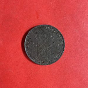 เหรียญประเทศเนเธอร์แลนด์ ปี1943 พอสวย - Image 3