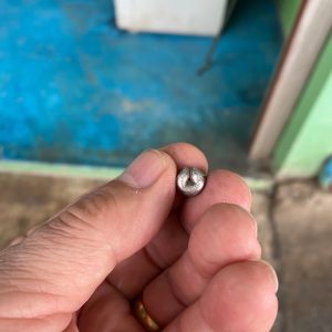 เม็ดเงินโบราณพดด้วงสมัยกรุงสุโขทัยหนักหนึ่งสลึงตรา กระต่าย - สังข์ คมชัดสวยงามมากๆ - Image 4