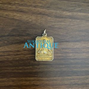 เหรียญทองแดงสี่เหลี่ยม(แสตมป์)หลวงปู่บุญมี วัดเกาะศรีสำโรง จ.สุโขทัย พิมพ์หลังยันต์ - Image 4