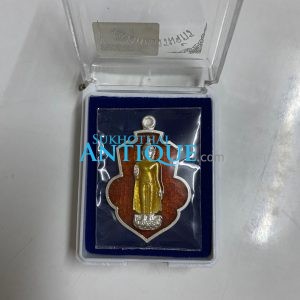 เหรียญหลวงพ่อธรรมจักรหลังหลวงปู่ศุขปี 2558 เนื้อเงินลงยาสีแดงนิยม ตอกโค๊ตกรรมการ 71 ( โค๊ตกรรมการมีเพียง79องค์) หายาก - Image 4