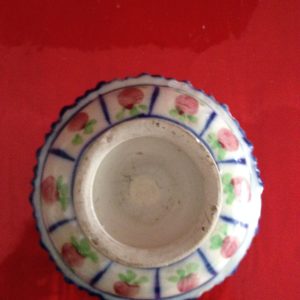 จานเชิงรัตนโกสินทร์ตอนต้น มีลายบนและล่าง สภาพสมบูรณ์มาก ใบที่ 1 - Image 3