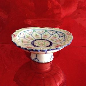 จานเชิงรัตนโกสินทร์ตอนต้น มีลายบนและล่าง สภาพสมบูรณ์มาก ใบที่ 2 - Image 4