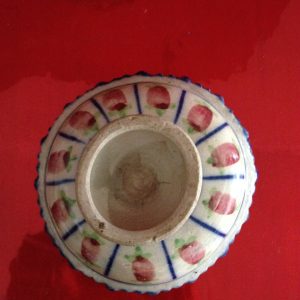 จานเชิงรัตนโกสินทร์ตอนต้น มีลายบนและล่าง สภาพสมบูรณ์มาก ใบที่ 3 - Image 3