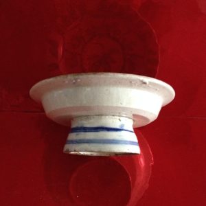 จานเชิงรัตนโกสินทร์ตอนต้น มีลายบนอย่างเดียว สภาพสมบูรณ์มาก ใบที่ 4 - Image 4