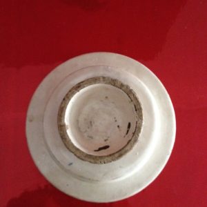 จานเชิงรัตนโกสินทร์ตอนต้น มีลายบนอย่างเดียว สภาพสมบูรณ์มาก ใบที่ 6 - Image 4