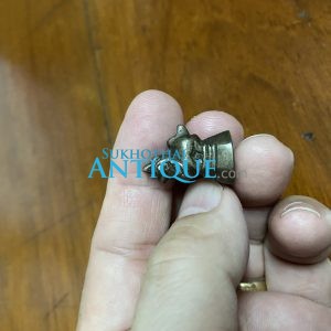 ลูกเป้ง สิงห์เก่างานศิลป์เนื้อสัมสำริดใช้เป็นลูกชั่งในสมัยโบราณ อายุน่าจะประมาณร่วม 100 ปีเม็ดสวยงามมาก - Image 3