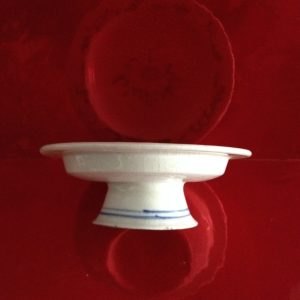 จานเชิงรัตนโกสินทร์ตอนต้น มีลายบนอย่างเดียว สภาพสมบูรณ์มาก ใบที่  8 - Image 3