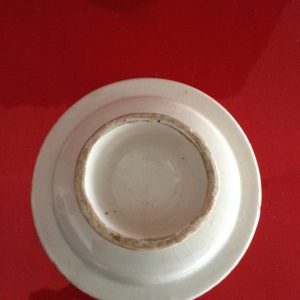 จานเชิงรัตนโกสินทร์ตอนต้น มีลายบนอย่างเดียว สภาพสมบูรณ์มาก ใบที่  8 - Image 4