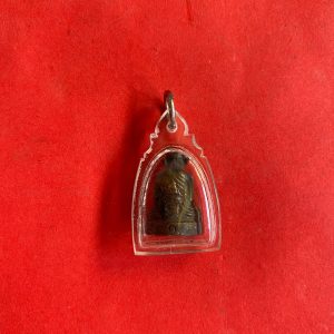 หล่อโบราณหลวงพ่อพิธ รุ่น 1 เลี่ยมพลาสติกเดิม - Image 4