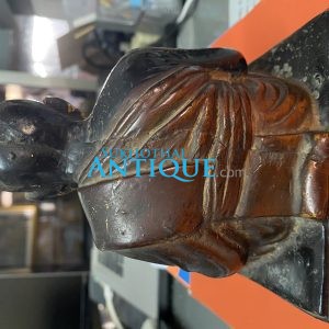 รูปหล่อบูชาหลวงปู่ทวดวัดช้างให้ ปี 2504 เนื้อปูนผสมผงเนื้อว่านเก่าจากหลวงปู่ทวดรุ่นแรกปี 2497  จำนวนการสร้างน้อยมากสวยชัด - Image 3