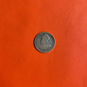 เหรียญเก่าเนื้อเงินประเทศ PANAMA สมัย REPUBLICA DE PANAMA ปี ค.ศ.1904 มูลค่า 5 LEY ตรงกับสมัย ร.5 พ.ศ.2447 - Image 1