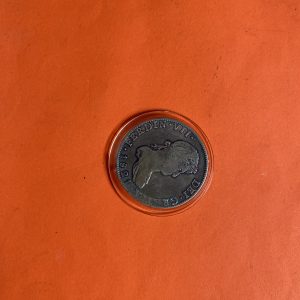 เหรียญเก่าเนื้อเงินของประเทศ SPAIN สมัย  FERDIN  VII  สมัยปี1821  มูลค่า 8 R.J.J ตรงกับปลายสมัย ร.2 ( ปี2364 ) เก็บได้ผิวเดิมรุ้งสวยสมบูรณ์มากๆ - Image 2