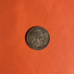 เหรียญเก่าเนื้อเงินประเทศ PERU  สมัย FIRME Y FELIZ POR LA UNION  ปี1924  มูลค่า UN SOL ตรงกับสมัย ร.6  ( พ.ศ.2467 ) - Image 2