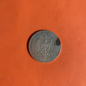 เหรียญเก่าเนื้อเงินประเทศ GERMAN  EMPIRE สมัย Wilhelm II DEUTSCHER KAISER KONIG ปี ค.ศ.1904 (ลายสมัย ร.5) ราคา  FUNE MARK - Image 3