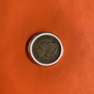 เหรียญเก่าเนื้อเงินประเทศ FRANCE สมัย NAPOLEON III ปี1866 มูลค่า 2 Fance ตรงกับปลายสมัย ร.4 พ.ศ.2409 - Image 2