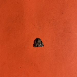 พระปิดตาหลวงปู่เอี่ยมวัดหนัง เนื้อชินตะกั่วหลังเรียบ องค์จิ๋วน่าเลี่ยมทองไว้บูชา - Image 3