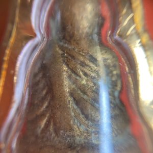 หลวงพ่อเงินหล่อโบราณออกวัดท้ายนำ้ เลี่ยมพลาสติกกันนำ้กรอบทองไมค่อน รวมสร้อยคอพร้อมใช้ - Image 4