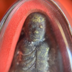 หลวงพ่อเงินหล่อโบราณออกวัดท้ายนำ้ ของรร.บ้านหนองหวาย จ.พิจิตรเลี่ยมแสตนเลส รวมสร้อยคอพร้อมใช้ - Image 2