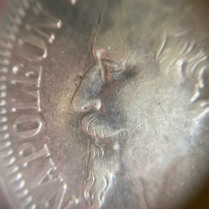 เหรียญเก่าเนื้อเงินประเทศ FRANCE สมัย NAPOLEON III ปี1867 มูลค่า 5 Fance ส่งคัดเกรด ตรงกับปลายสมัย ร.4 พ.ศ.2409 - Image 3