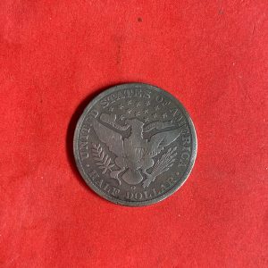 เหรียญเก่าเนื้อเงินประเทศ UNITED STATES OF AMERICA ปี ค.ศ.1906 HALF DOLLAR ปลายสมัย ร.5  ปี พ.ศ.2449 สวยผิวเดิม - Image 4