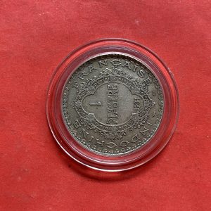 เหรียญเก่าเนื้อเงินประเทศ FRENCH INDO-CHINA . สมัย  ปีค.ศ.1931  มูลค่า 1 PIASTRE  เส้นผ่าศูนย์กลาง 3.5 ซม.ขอบเฟือง ปลายสมัย ร.7 พ.ศ.2472 สวย - Image 2