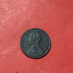 เหรียญทองแดงพระบรมรูป - พระสยามเทวาธราช 1 โสฬส ร.ศ. 109 สภาพเดิมพอสวย เหรียญที่ 2 - Image 1