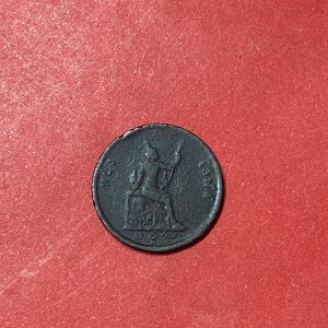 เหรียญทองแดงพระบรมรูป - พระสยามเทวาธราช 1 โสฬส ร.ศ. 109 สภาพเดิมพอสวย เหรียญที่ 2 - Image 4