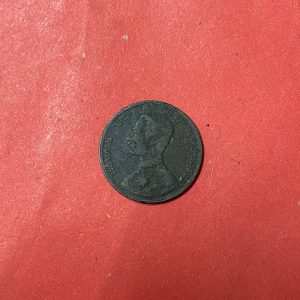 เหรียญทองแดง หนึ่ง อัฐ ร.ศ.109 สมัยรัชกาลที่ 5 สวยงามคลาสสิกเดิมไม่มีขัดล้างใดๆทั้งนั้น - Image 2