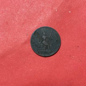 เหรียญทองแดง หนึ่ง อัฐ ร.ศ.109 สมัยรัชกาลที่ 5 สวยงามคลาสสิกเดิมไม่มีขัดล้างใดๆทั้งนั้น - Image 3