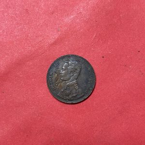 เหรียญทองแดง หนึ่ง อัฐ ร.ศ.109 สมัยรัชกาลที่ 5 สวยงามคลาสสิกเดิมไม่มีขัดล้างใดๆทั้งนั้น - Image 1