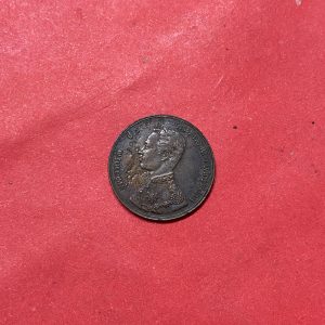 เหรียญทองแดง หนึ่ง อัฐ ร.ศ.109 สมัยรัชกาลที่ 5 สวยงามคลาสสิกเดิมไม่มีขัดล้างใดๆทั้งนั้น - Image 2