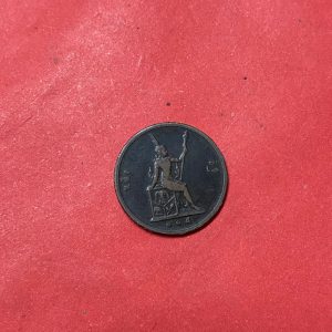 เหรียญทองแดง หนึ่ง อัฐ ร.ศ.115 สมัยรัชกาลที่ 5 สวยงามคลาสสิกเดิมไม่มีขัดล้างใดๆทั้งนั้น - Image 3