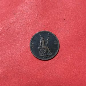 เหรียญทองแดง หนึ่ง อัฐ ร.ศ.115 สมัยรัชกาลที่ 5 สวยงามคลาสสิกเดิมไม่มีขัดล้างใดๆทั้งนั้น - Image 4