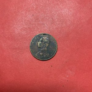 เหรียญทองแดง หนึ่ง อัฐ ร.ศ.109 สมัยรัชกาลที่ 5 สวยงามคลาสสิกเดิมไม่มีขัดล้างใดๆทั้งนั้น - Image 2