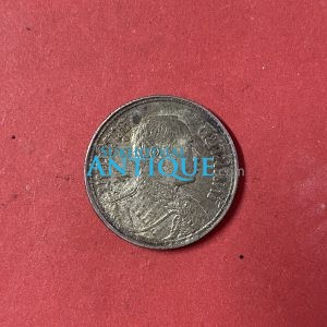 เหรียญเงินสองสลึง ร.6 พ.ศ. 2463 เลข 6 หางยาว ผิวเดิม สวยคมชัดหายาก - Image 3