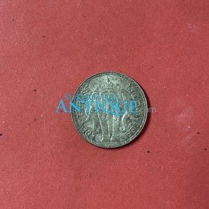 เหรียญเงินสองสลึง ร.6 พ.ศ. 2463 เลข 6 หางยาว ผิวเดิม สวยคมชัดหายาก - Image 2