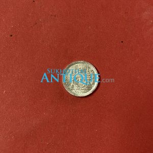 เหรียญเงินเฟื้อง ร.5 พระบรมรูป - ตราแผ่นดิน ไม่มีร.ศ. ผิวรุ้ง สวยคมชัดมาก - Image 4