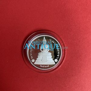 เหรียญหลวงพ่อโสธรสองหน้าเนื้อเงินขัดเงา 999.90%รุ่น1 ผลิตวันที่ 21 มิถุนายน 2537 ขนาด 32 มม. ผลิตจากโรงกษาปณ์"เพิร์ช" - Image 4