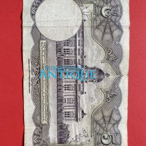 ธนบัตรแบบ 4 5 บาท รุ่นที่ 1 ประกาศใช้ 14 เมษายน 2482 ลายเซ็น หลวงประดิษฐ์มนูธรรม บ. โทมัส เดอ ลา รู แอนด์ คัมปานี หมึกสีแดง - Image 2