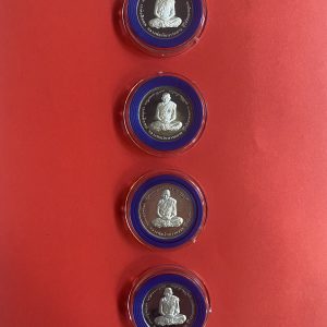 เหรียญหลวงพ่อเงินวัดบางคลานเนื้อเงิน ทรงกลมขอบตัด หลังหลวงพ่อเปรื่อง พิธีมหาพุทธาภิเษกวัดบางคลาน อังคารที่ 3 มีนาคม 2541 - Image 2