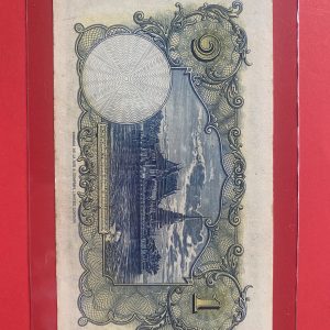 ธนบัตรแบบ 3 1บาท รุ่นที่ 2 (รัชกาลที่ 8) ประกาศใช้  28 กันยายน 2479 ลายเซ็น พระยาไชยศสมบัตร พิมพ์ที่ บริษัท โทมัส เดอ ลา รู - Image 3