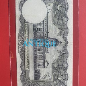 ธนบัตรแบบ 9 5บาท รุ่นที่ 2 ประกาศใช้  3 ตุลาคม  2492  ลายเซ็น วิวัฒนไชย - เล้ง ศรีสมวงศ์ พิมพ์ที่ บริษัท โทมัส เดอ ลา รู - Image 3