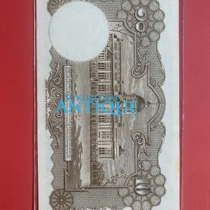 ธนบัตรแบบ 9 10 บาท รุ่นที่ 5 ประกาศใช้  27 มิถุนายน  2500 ลายเซ็น ส.วินิจฉัยกุล - เกษม ศรีพยัคฆ์ พิมพ์ที่ บริษัท โทมัส เดอ ลา รู - Image 3