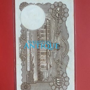 ธนบัตรแบบ 9 10 บาท รุ่นที่ 6 ประกาศใช้ 27 สิงหาคม 2501 ลายเซ็น ส.วินิจฉัยกุล - ป๋วย อึ๊งภากรณ์ พิมพ์ บริษัท โทมัส เดอ ลา รู - Image 3