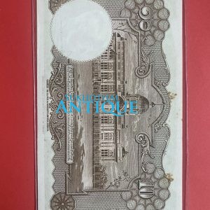 ธนบัตรแบบ 9 10 บาท รุ่นที่ 5 ประกาศใช้ 27 มิถุนายน 2500 ลายเซ็น ส.วินิจฉัยกุล - โชติ คุณะเกษม พิมพ์ที่ บริษัท โทมัส เดอ ลา รู - Image 3