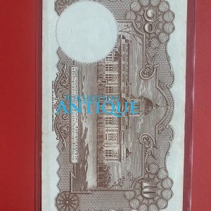 ธนบัตรแบบ 9 10 บาท รุ่นที่ 6 ประกาศใช้ 27 สิงหาคม 2501 ลายเซ็น สมหมาย ฮุนตระกุล - พิสุทธิ์ นิมมานเหมินท์ พิมพ์ที่ บริษัท โทมัส ฯ - Image 3