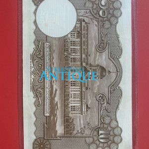 ธนบัตรแบบ 9 10 บาท รุ่นที่ 4 ประกาศใช้ 25 พฤศจิกายน 2498 ลายเซ็น ภ.บริภัณฑ์ยุทธกิจ - ส.วินิจฉัยกุล พิมพ์ บริษัท โทมัส เดอ ลา รู - Image 3