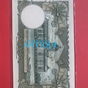 ธนบัตรแบบ 9 20 บาท รุ่นที่ 3 ประกาศใช้ 27 พฤศจิกายน 2496 ลายเซ็น ภ.บริภัณฑ์ยุทธกิจ - ส.วินิจฉัยกุล พิมพ์ บริษัท โทมัส เดอ ฯ - Image 3