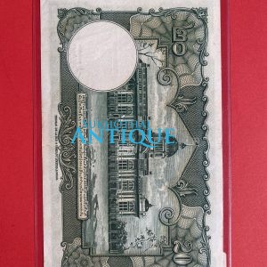 ธนบัตรแบบ 9 20 บาท รุ่นที่ 3 ประกาศใช้ 27 พฤศจิกายน 2496 ลายเซ็น ภ.บริภัณฑ์ยุทธกิจ - ส.วินิจฉัยกุล พิมพ์ บริษัท โทมัส เดอ ฯ - Image 3